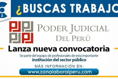 Convocatoria Poder Judicial 2026