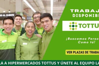 Convocatoria Tottus 2026