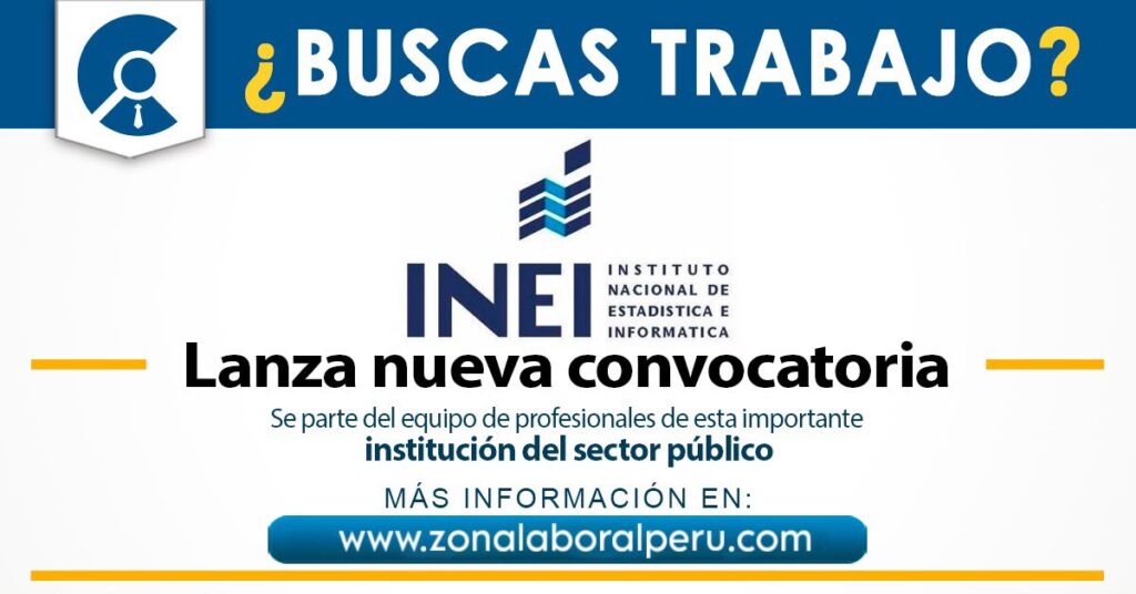 Convocatoria INEI 2026